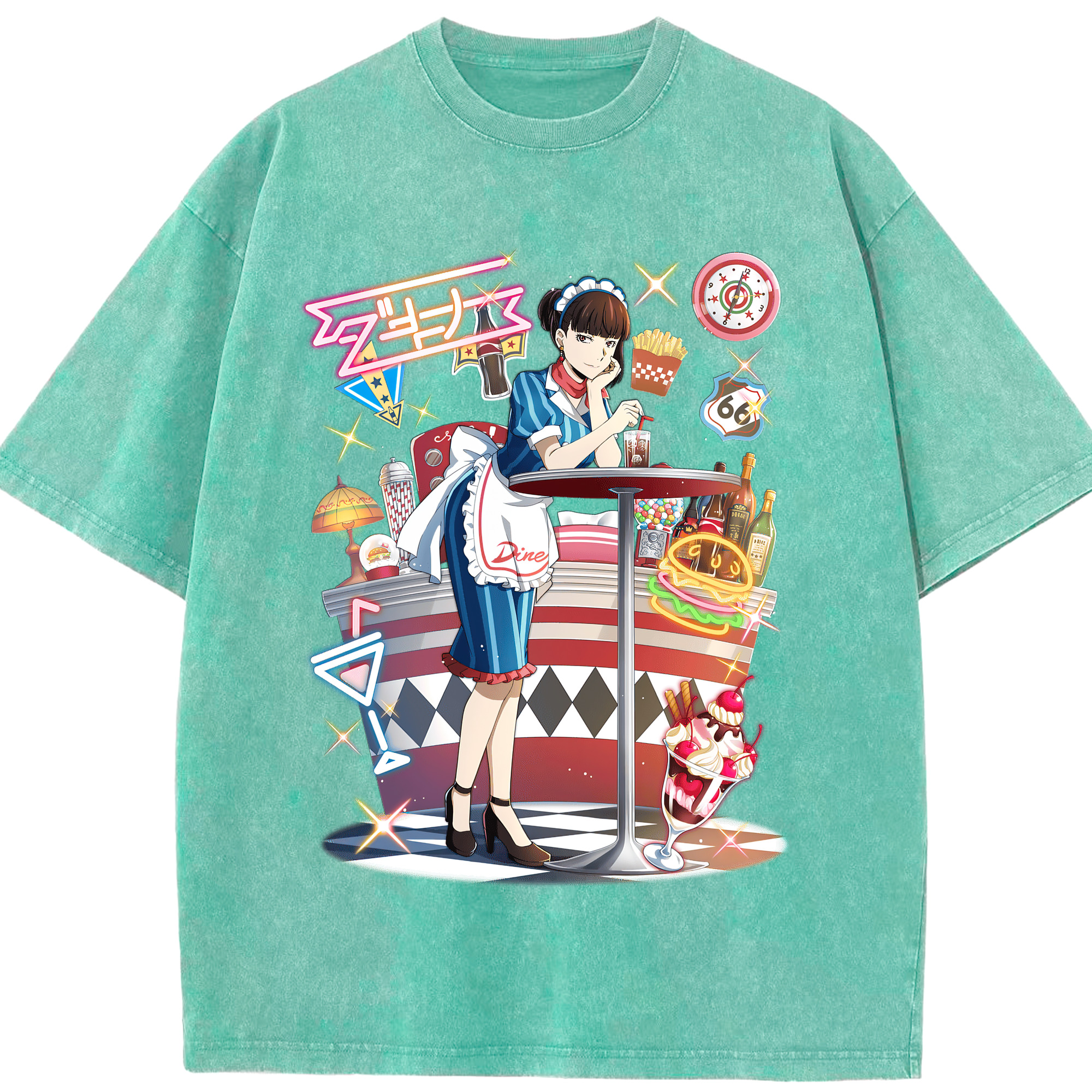 （画像用） 文豪ストレイドッグス Bungo Stray Dogs 綿100% ヴィンテージ風 半袖Tシャツ（フロントプリント）